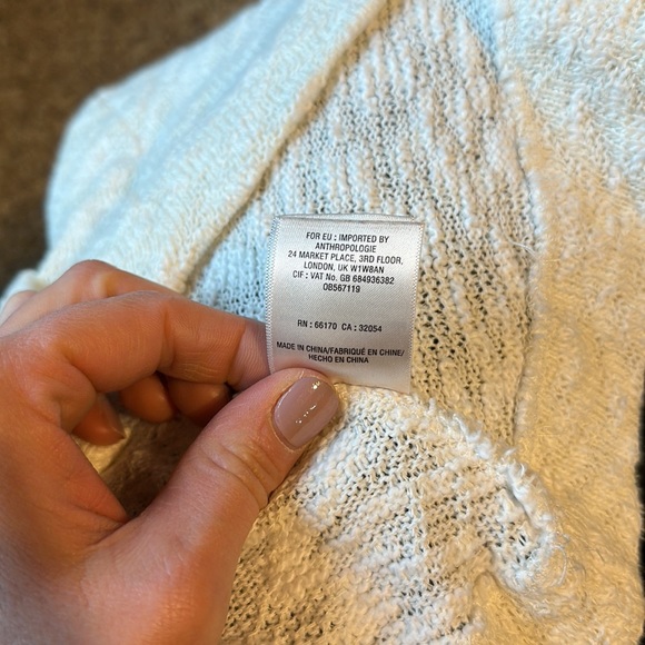 Anthropologie Saturday Sunday Almeria Hooded Cowl Top Cream Sweater - Picture 10 of 11